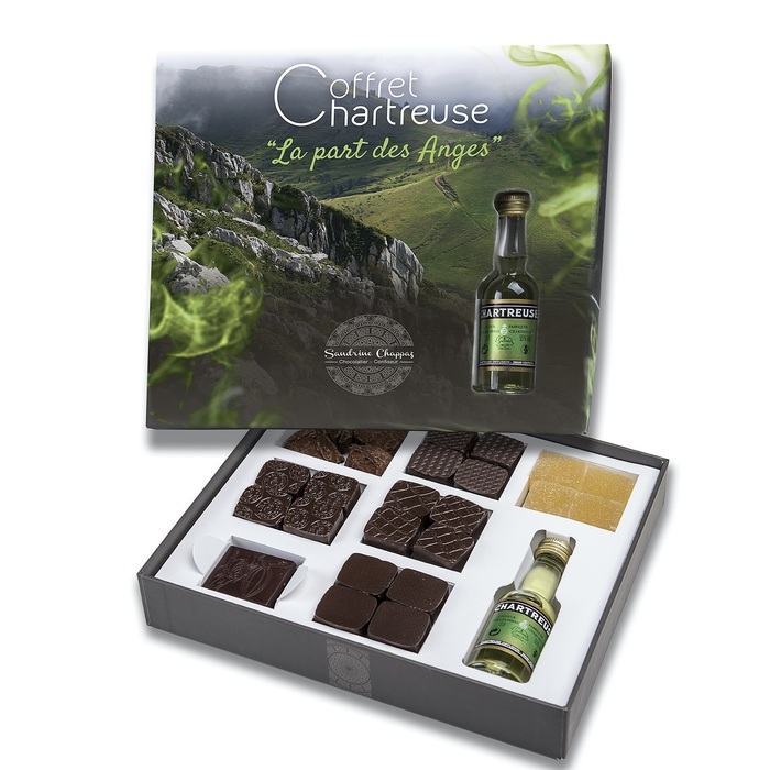 Coffret chocolat noir Chartreuse - Le Refuge de Marie-Louise