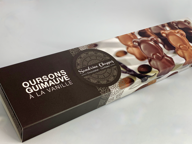 Ourson Guimauve vanille - Coupel Chocolaterie