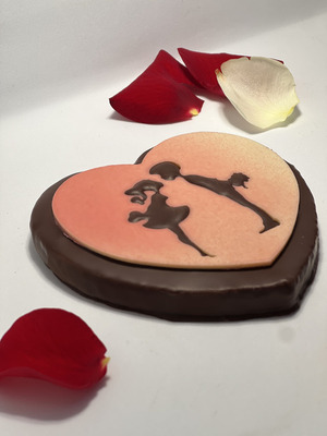 St Valentin Coeur Chocolat praliné